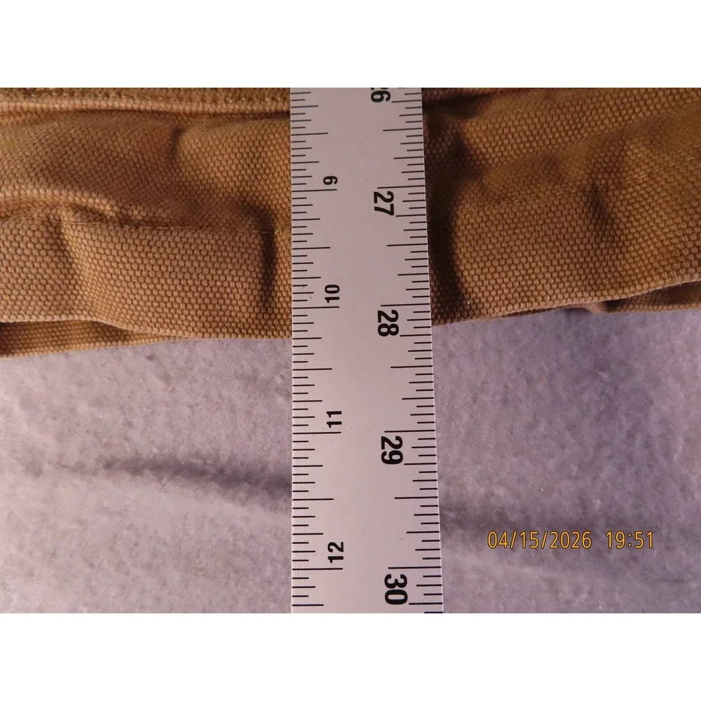 Levis Field Jacket Mens L Tan Canvas Military Aviator Coat Southwestern Aztec - Picture 6 of 16